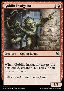 Goblin Instigator - Commander: March of the Machine (Common) [MOC-282]