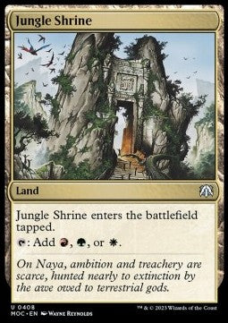 Jungle Shrine - Commander: March of the Machine (Uncommon) [MOC-408]