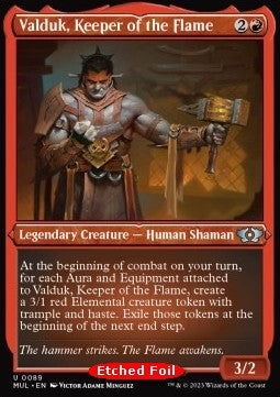 Valduk, Keeper of the Flame (V.2) - Multiverse Legends (Uncommon) [MUL-89]