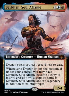 Sarkhan, Soul Aflame (V.3) - March of the Machine: The Aftermath: Extras (Mythic) [XMAT-181]