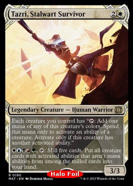 Tazri, Stalwart Survivor (V.4) - March of the Machine: The Aftermath: Extras (Rare) [XMAT-190]