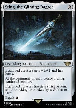 Sting, the Glinting Dagger - The Lord of the Rings: Tales of Middle-earth (Rare) [LTR-250]