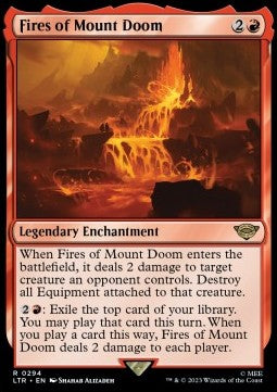 Fires of Mount Doom (V.1) - The Lord of the Rings: Tales of Middle-earth: Extras (Rare) [XLTR-294]