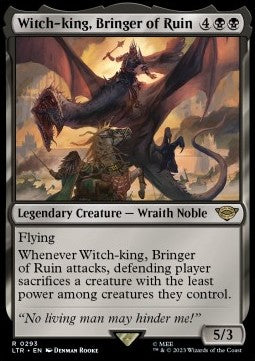 Witch-king, Bringer of Ruin (V.1) - The Lord of the Rings: Tales of Middle-earth: Extras (Rare) [XLTR-293]