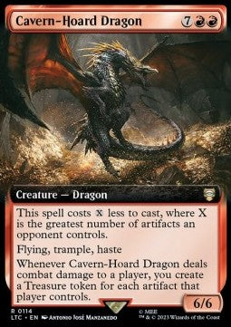 Cavern-Hoard Dragon - Commander: The Lord of the Rings: Tales of Middle-earth: Extras (Rare) [XLTC-114]