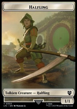 Halfling Token (W 1/1) // Treasure Token