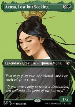 Azusa, Lost but Seeking (V.2) - Commander Masters: Extras (Rare) [XCMM-679]