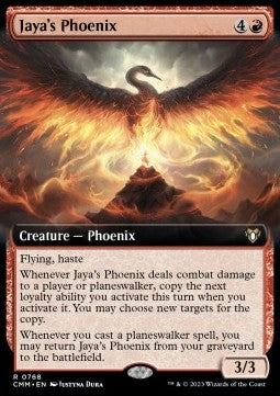 Jaya's Phoenix (V.2) - Commander Masters: Extras (Rare) [XCMM-768]