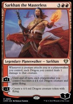 Sarkhan the Masterless - Commander Masters: Extras (Rare) [XCMM-880]