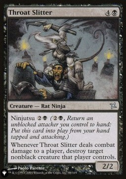 Throat Slitter - The List (Uncommon) [ZNL-88]