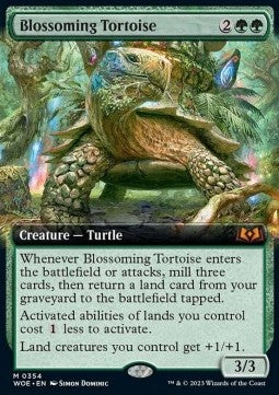 Blossoming Tortoise - Wilds of Eldraine: Extras (Mythic) [XWOE-354]