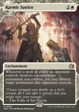 Karmic Justice (V.1) - Enchanting Tales (Rare) [WOT-7]