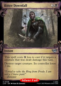 Bitter Downfall (V.2) - The Lord of the Rings: Tales of Middle-earth Holiday Release (Uncommon) [LTRH-528]