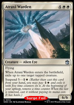 Atraxi Warden - Universes Beyond: Doctor Who: Extras (Uncommon) [XWHO-617]