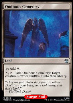 Ominous Cemetery - Universes Beyond: Doctor Who: Extras (Uncommon) [XWHO-794]