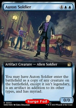 Auton Soldier (V.3) - Universes Beyond: Doctor Who: Extras (Rare) [XWHO-944]