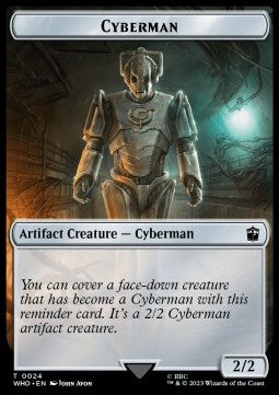 Alien Angel Token (A 2/2) // Cyberman Token (A 2/2) (V.1) - Universes Beyond: Doctor Who: Extras (Token) [XWHO-T 11/24]