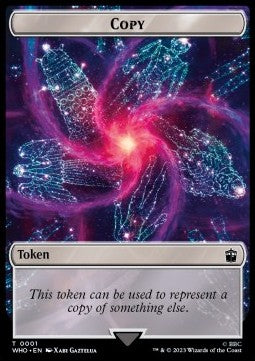 Copy Token // Alien Angel Token (A 2/2) - Universes Beyond: Doctor Who: Extras (Token) [XWHO-T 1/11]