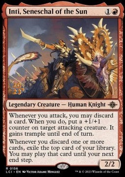 Inti, Seneschal of the Sun (V.1) - The Lost Caverns of Ixalan: Promos (Rare) [PLCI-156]