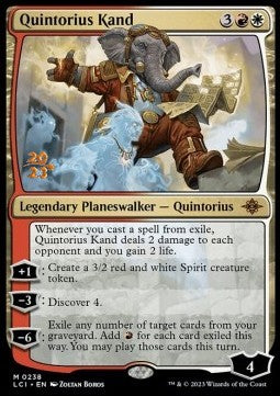 Quintorius Kand (V.1) - The Lost Caverns of Ixalan: Promos (Mythic) [PLCI-238]