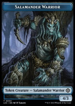 Salamander Warrior Token (U 4/3) // Treasure Token