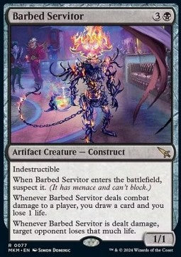 Barbed Servitor - Murders at Karlov Manor (Rare) [MKM-77]