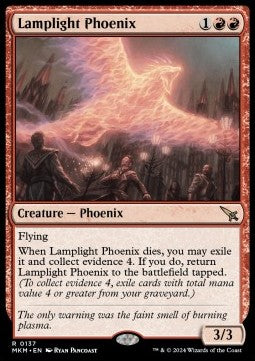 Lamplight Phoenix - Murders at Karlov Manor (Rare) [MKM-137]