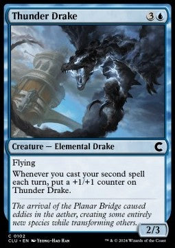 Thunder Drake - Ravnica: Cluedo Edition (Common) [CLU-102]