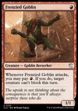 Frenzied Goblin - Ravnica: Cluedo Edition (Uncommon) [CLU-135]