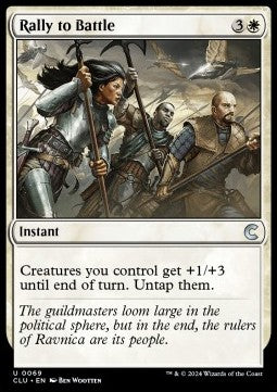 Rally to Battle - Ravnica: Cluedo Edition (Uncommon) [CLU-69]