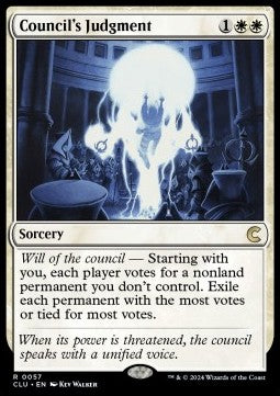 Council's Judgment - Ravnica: Cluedo Edition (Rare) [CLU-57]