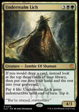 Underrealm Lich - Ravnica: Cluedo Edition (Mythic) [CLU-215]