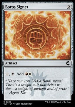 Boros Signet - Ravnica: Cluedo Edition (Common) [CLU-220]