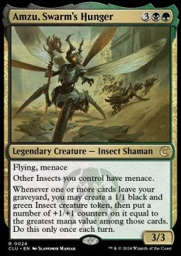 Amzu, Swarm's Hunger - Ravnica: Cluedo Edition (Rare) [CLU-24]
