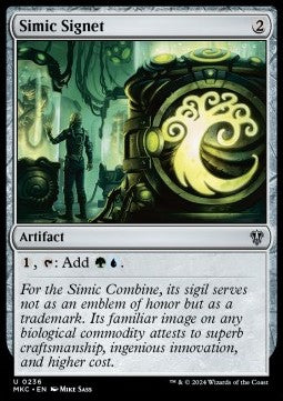 Simic Signet - Commander: Murders at Karlov Manor (Uncommon) [MKC-236]