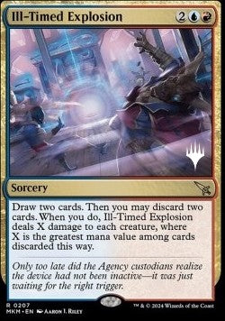 Ill-Timed Explosion (V.2) - Murders at Karlov Manor: Promos (Rare) [PMKM-207]