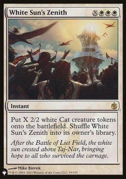 White Sun's Zenith - Secret Lair Commander Deck: Raining Cats and Dogs (Rare) [SLDRCD-19]