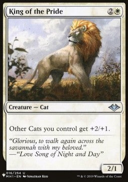 King of the Pride - Secret Lair Commander Deck: Raining Cats and Dogs (Uncommon) [SLDRCD-16]