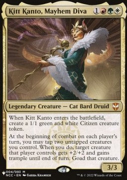 Kitt Kanto, Mayhem Diva - Secret Lair Commander Deck: Raining Cats and Dogs (Mythic) [SLDRCD-4]