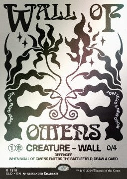Wall of Omens - Secret Lair Drop Series: Winter Superdrop 2024 (Rare) [SLDW24-1518]