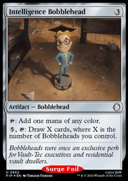 Intelligence Bobblehead (V.1) - Universes Beyond: Fallout: Extras (Uncommon) [XPIP-662]