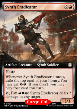Synth Eradicator (V.3) - Universes Beyond: Fallout: Extras (Rare) [XPIP-921]