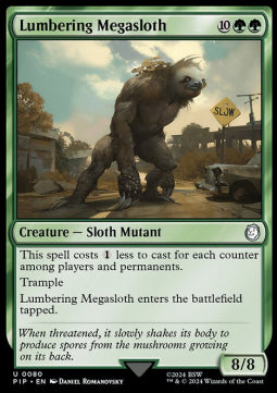 Lumbering Megasloth - Universes Beyond: Fallout (Uncommon) [PIP-80]