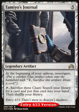 Tamiyo's Journal (V.2) - Shadows over Innistrad (Rare) [SOI-265]