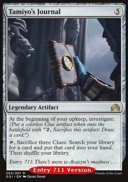Tamiyo's Journal (V.3) - Shadows over Innistrad (Rare) [SOI-265]