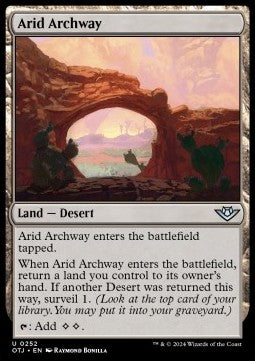 Arid Archway - Outlaws of Thunder Junction (Uncommon) [OTJ-252]