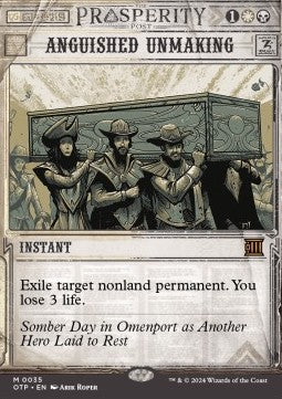 Anguished Unmaking (V.1) - Breaking News (Mythic) [OTP-35]