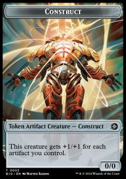 Construct Token (Artifact 0/0) - Outlaws of Thunder Junction: Tokens (Token) [TOTJ-BS T03]