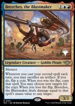 Breeches, the Blastmaker (V.2) - Outlaws of Thunder Junction: Promos (Rare) [POTJ-197]
