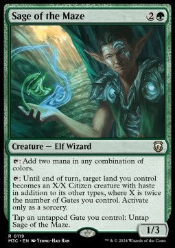 Sage of the Maze - Commander: Modern Horizons 3 (Rare) [M3C-119]